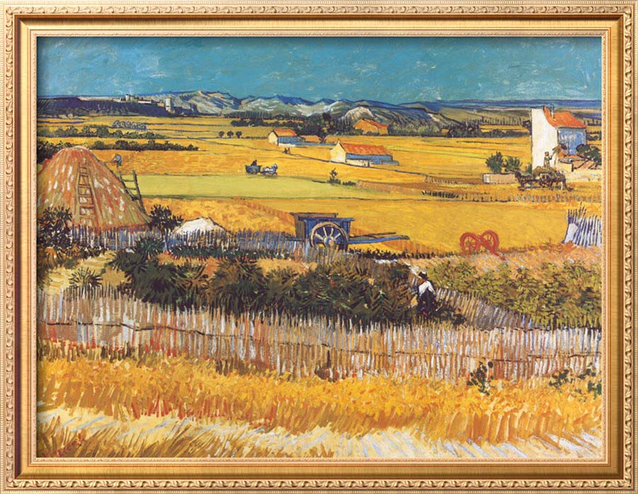 Harvest at Arles, c.1888 - Van Gogh Painting On Canvas